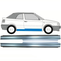 Panel de reparación del umbral para Volkswagen Golf 3 1991-1998 / Izquierda+Derecha / CABRIO / Conjunto 10374