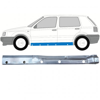 Panel de reparación del umbral interno para Volkswagen Golf 3 1991- / Izquierda 12508