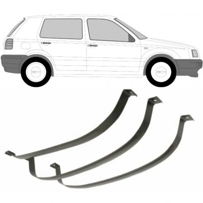 VW GOLF 3 1991-1998 ABRAZADERAS DEL DEPÓSITO DE COMBUSTIBLE