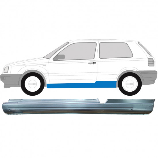 VW GOLF 3 1991- 3 PUERTAS PANEL DE REPARACIÓN DEL UMBRAL / IZQUIERDA