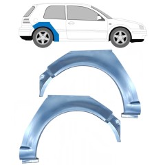 Panel de reparación guardabarros trasero para Volkswagen Golf 4 1997-2006 / Izquierda+Derecha / Conjunto 9183
