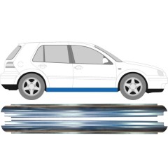 Panel de reparación del umbral para Volkswagen Golf 4 1997-2006 / Izquierda = Derecha (simétrico) / Conjunto 10546