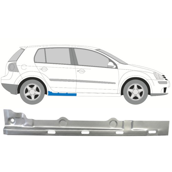 Panel de reparación del umbral interno para Volkswagen Golf 5 2003-2009 / Derecho 7085