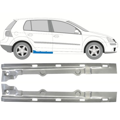 Panel de reparación del umbral interno para Volkswagen Golf 5 2003-2009 / Izquierda+Derecha / Conjunto 9643