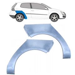 Panel de reparación guardabarros trasero para Volkswagen Golf 5 2003-2009 / Izquierda+Derecha / Conjunto 9487