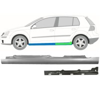 Panel de reparación del umbral interior y exterior para Volkswagen Golf 5 2003-2009 / Izquierda / Conjunto 11139
