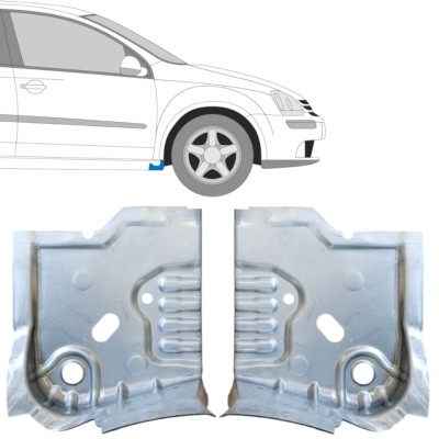 Panel de reparación terminación de umbral para Volkswagen Golf 5 2003-2009 / Izquierda+Derecha / Conjunto 14909