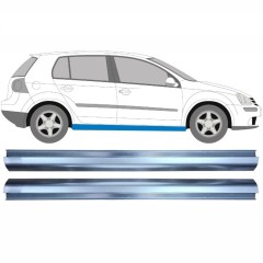 Panel de reparación del umbral para Volkswagen Golf 5 2003-2009 / Izquierda+Derecha / Conjunto 11923
