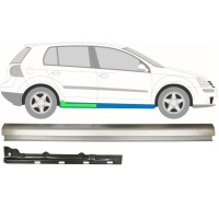 Panel de reparación del umbral interior y exterior para Volkswagen Golf 5 2003-2009 / Derecho / Conjunto 11708