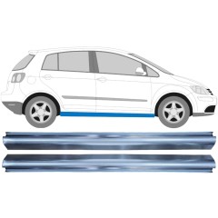 Panel de reparación del umbral para Volkswagen Golf Plus 2005-2013 / Izquierda+Derecha / Conjunto 11927