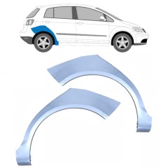 Panel de reparación guardabarros trasero para Volkswagen Golf Plus 2005-2013 / Izquierda+Derecha / Conjunto 10090