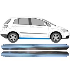 Panel de reparación del umbral para Volkswagen Golf Plus 2005-2013 / Izquierda = Derecha (simétrico) / Conjunto 10484