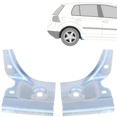 Panel de reparación terminación de umbral para Volkswagen Golf 5 2003-2009 / Izquierda+Derecha / Conjunto 16114
