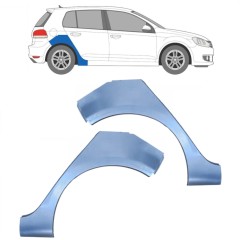 Panel de reparación guardabarros trasero para Volkswagen Golf 6 2008-2013 / Izquierda+Derecha / Conjunto 9427