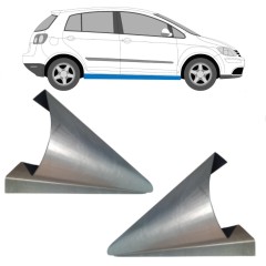 Panel de reparación del umbral para Volkswagen Golf Plus 2005-2013 / Izquierda+Derecha / Conjunto 11576
