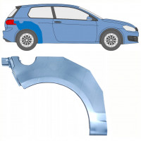 Panel de reparación guardabarros trasero para VW Golf 6 2008-2014 / Derecho 8387