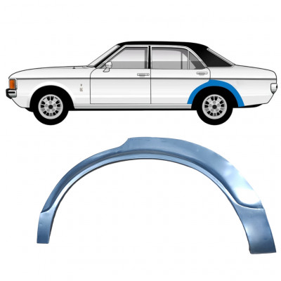 Panel de reparación guardabarros trasero para Ford Granada 1972-1977 / Izquierda 11029