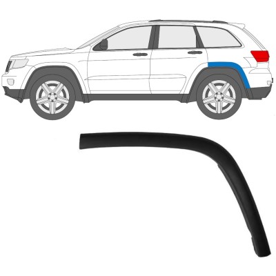 Moldura lateral guardabarros trasero para Jeep Grand Cherokee 2010-2021 / Izquierda 15850