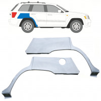 Panel de reparación guardabarros trasero para Jeep Grand Cherokee 2005-2010 / Izquierda+Derecha / Conjunto 10657