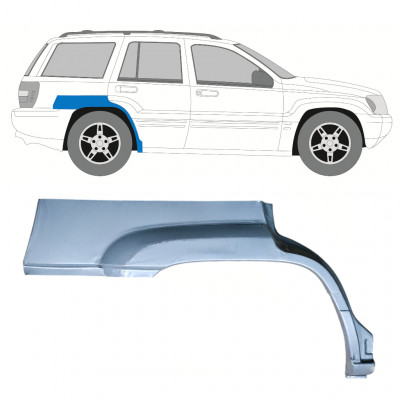 Panel de reparación guardabarros trasero para Jeep Grand Cherokee 1998-2005 / Derecho 7667