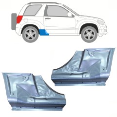 Panel de reparación terminación de umbral para Suzuki Grand Vitara 2005-2014 / Izquierda+Derecha / Conjunto 10356