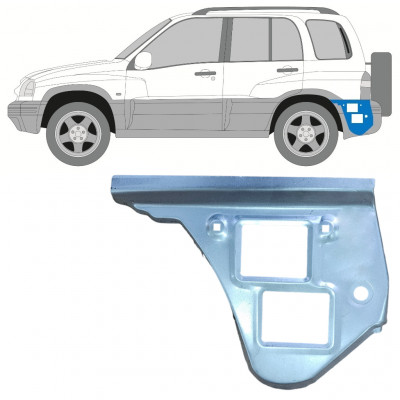 Panel de reparación guardabarros trasero para Suzuki Grand Vitara 1997-2005 / Izquierda 11693