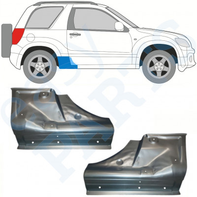 Panel de reparación del umbral para Suzuki Grand Vitara 2005-2012 / Izquierda+Derecha / Conjunto 10356