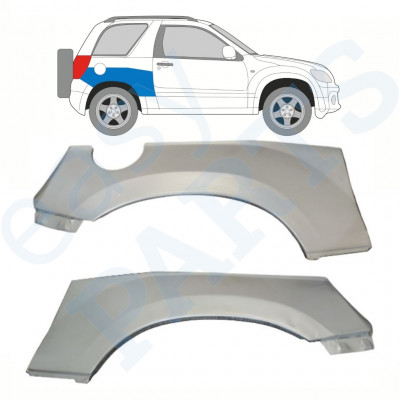 Panel de reparación guardabarros trasero parte superior para Suzuki Grand Vitara 2005-2012 / Izquierda+Derecha / Conjunto 10267