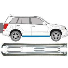 Umbral completo para Suzuki Grand Vitara 2005-2014 / Izquierda+Derecha / Conjunto 9237