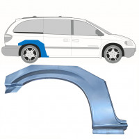 Panel de reparación guardabarros trasero para Chrysler Grand Voyager 2000-2008 / Derecho 8611