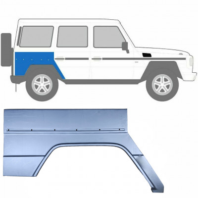 Panel de reparación guardabarros trasero para Mercedes G-Class 1979- / Derecho 8874