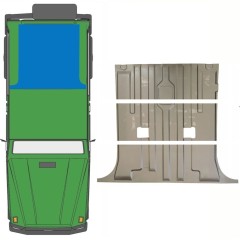 Panel de reparación del piso trasero para Mercedes G-Class W460 W461 W463 1979-2017 / Conjunto 10097