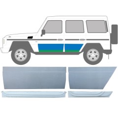 Panel de reparación puerta delantera + trasera interna + externa para Mercedes G-Class W460 W461 W463 1979-2017 / Izquierda / Conjunto 9470