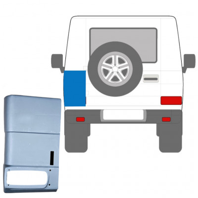 Panel de reparación esquina trasera para Mercedes G-Class 1979- / Izquierda 5413