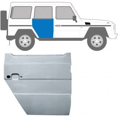 MERCEDES G CLASS 1979- PANEL DE REPARACIÓN DE LA PUERTA TRASERA ALTO / DERECHA