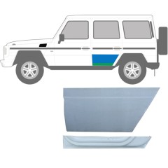 Panel de reparación puerta trasera interna + externa para Mercedes G-Class W460 W461 W463 1979- / Izquierda / Conjunto 9468