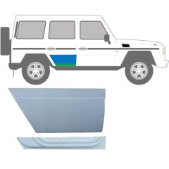Panel de reparación puerta trasera interna + externa para Mercedes G-Class W460 W461 W463 1979-2017 / Derecho / Conjunto 9467