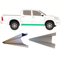 Panel de reparación del umbral interior y exterior para Toyota Hilux 2005-2015 / Izquierda = Derecha (simétrico) / Conjunto 11460
