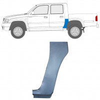 Panel de reparación esquina trasera para Toyota Hilux 2001 -2005 / Izquierda / Dabina doble 7661