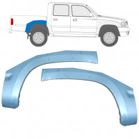 Panel de reparación guardabarros trasero para Toyota Hilux 2001-2005 / Izquierda+Derecha / Conjunto 9932