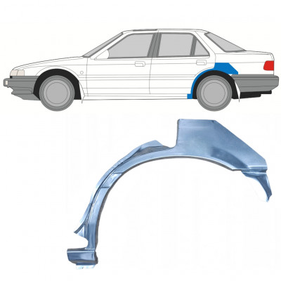 Panel de reparación guardabarros trasero para Honda Accord 1985-1989 / Izquierda 7598