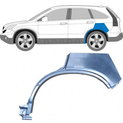 HONDA CRV 2006-2009 PANEL DE REPARACIÓN DEL ALERÓN TRASERO / IZQUIERDA