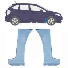 Panel de reparación guardabarros delantero para Honda FR-V 2005-2009 / Izquierda+Derecha / Conjunto 10833