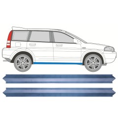 Panel de reparación del umbral para Honda HR-V 1999-2006 / Izquierda = Derecha (simétrico) / Conjunto 11281
