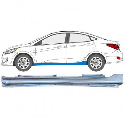 Umbral completo para Hyundai Accent 2010- / Izquierda 12800