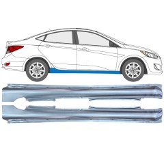 Umbral completo para Hyundai Accent 2010- / Izquierda / Derecho / Conjunto 12801