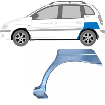 Panel de reparación guardabarros trasero para Hyundai Matrix 2001-2010 / Izquierda 5435