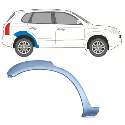 HYUNDAI TUCSON 2004-2010 PASO DE RUEDA TRASERO PANEL DE REPARACIÓN / DERECHA