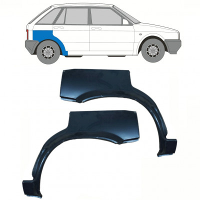 Panel de reparación guardabarros trasero para Seat Ibiza 1984-1993 / Izquierda+Derecha / Conjunto 10741