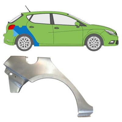 Panel de reparación guardabarros trasero para Seat Ibiza 2008-2017 / Derecho 14607